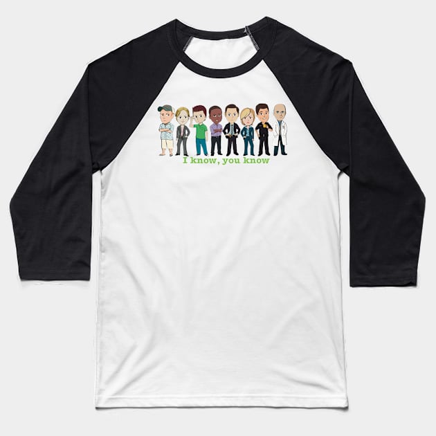 I know, you know Team Psych chibi Baseball T-Shirt by CraftyNinja